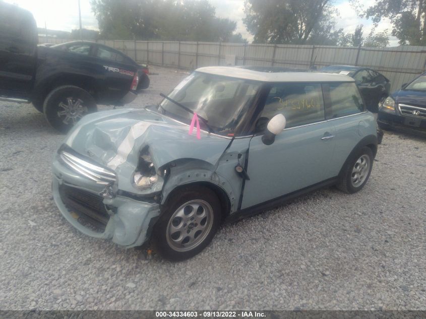 2013 MINI COOPER HARDTOP WMWSU3C5XDT690363