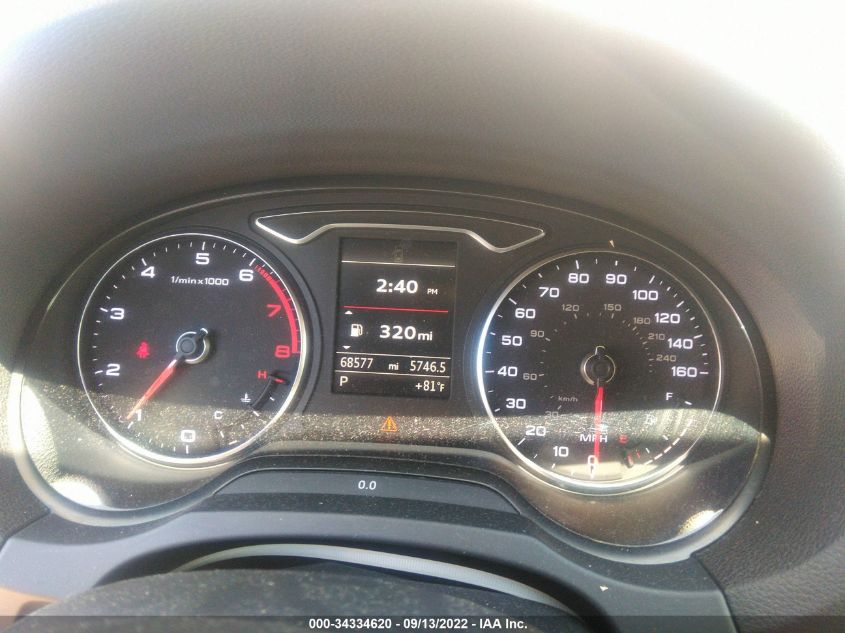 2015 AUDI A3 2.0T PREMIUM PLUS WAUEFGFF7F1142788
