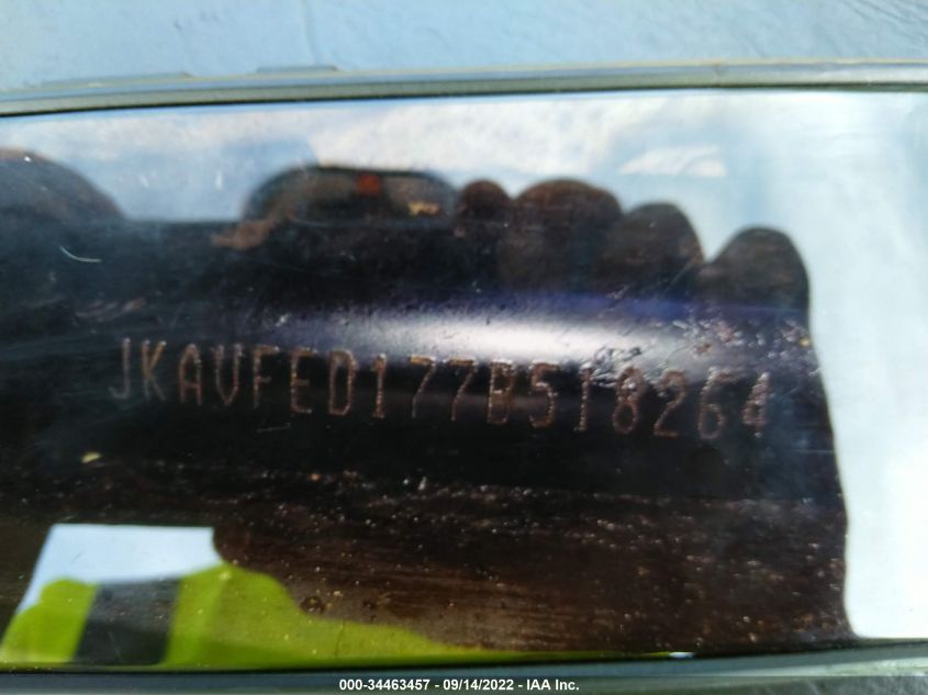 2007 KAWASAKI KVF650 D1 JKAVFED177B518264