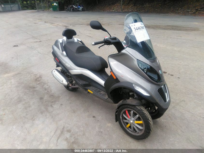 2009 PIAGGIO MP3 250 ZAPM479M395003977