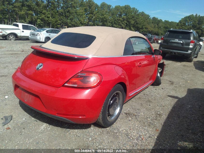 2013 VOLKSWAGEN BEETLE CONVERTIBLE 2.5L 3VW5P7AT4DM800397