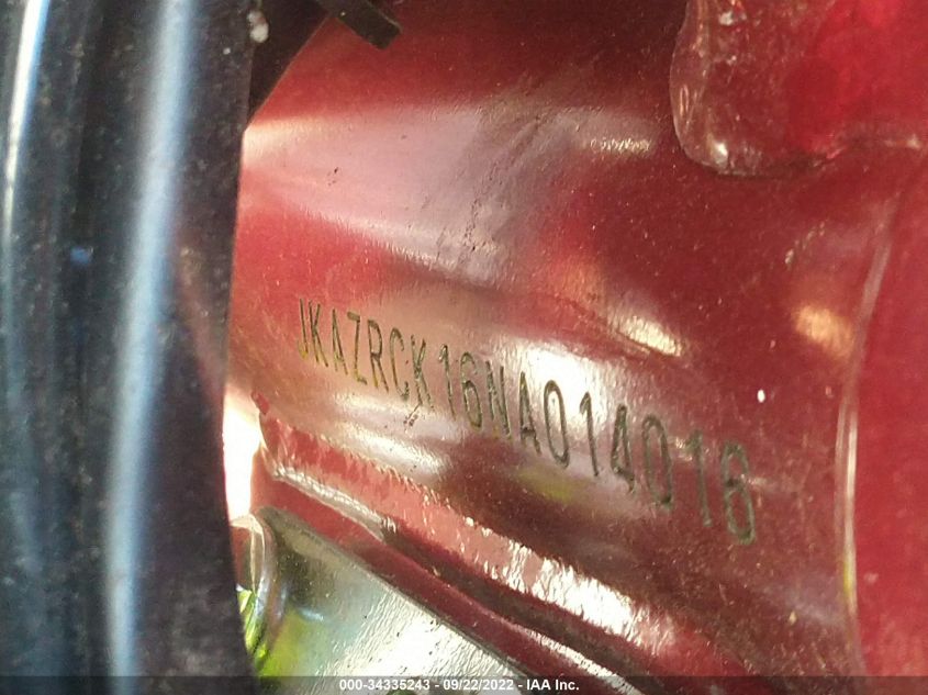 2022 KAWASAKI ZR1000 K JKAZRCK16NA014016
