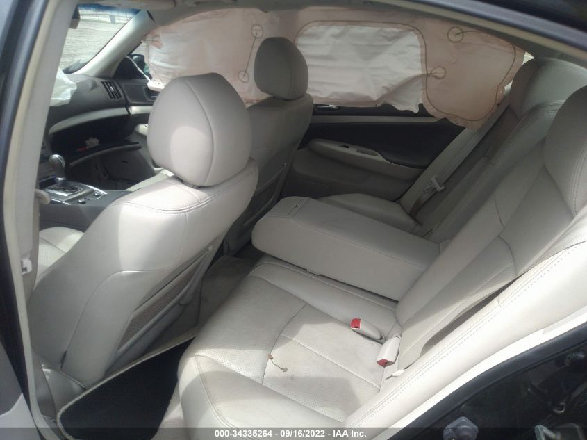 2013 INFINITI G37 SEDAN X JN1CV6AR9DM769533
