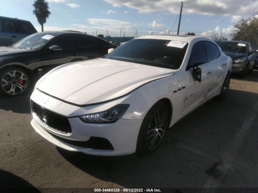 2017 MASERATI GHIBLI ZAM57XSAXH1225396