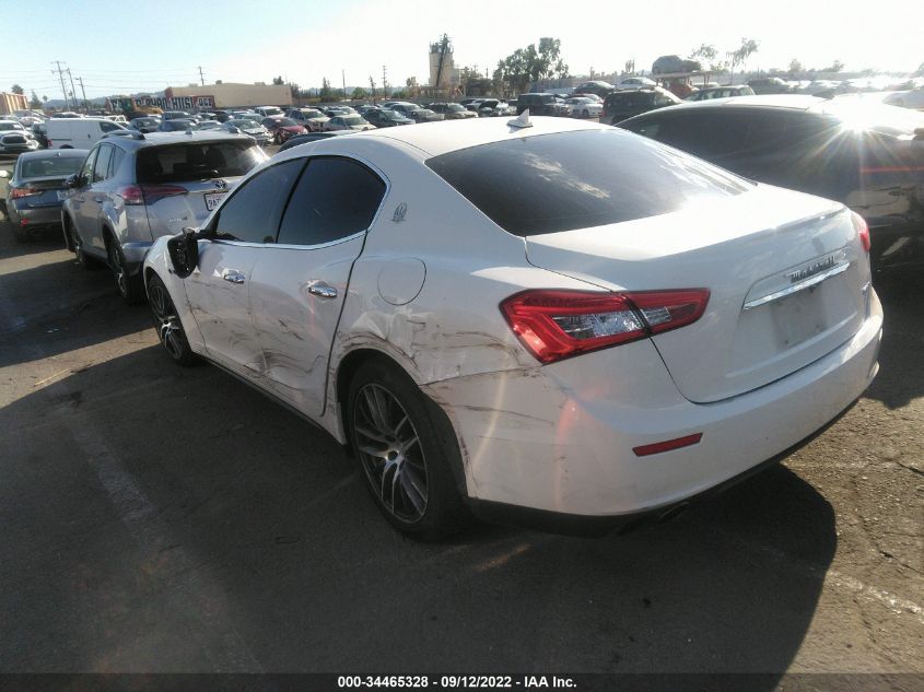 2017 MASERATI GHIBLI ZAM57XSAXH1225396