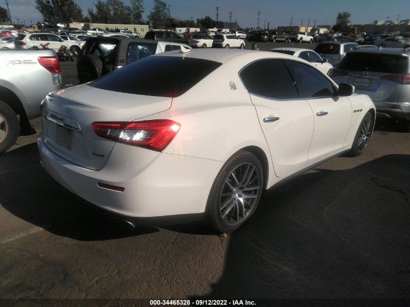 2017 MASERATI GHIBLI ZAM57XSAXH1225396