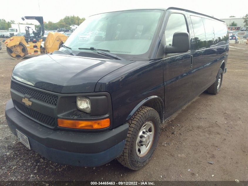 2013 CHEVROLET EXPRESS PASSENGER LS 1GAZGZFA4D1173780