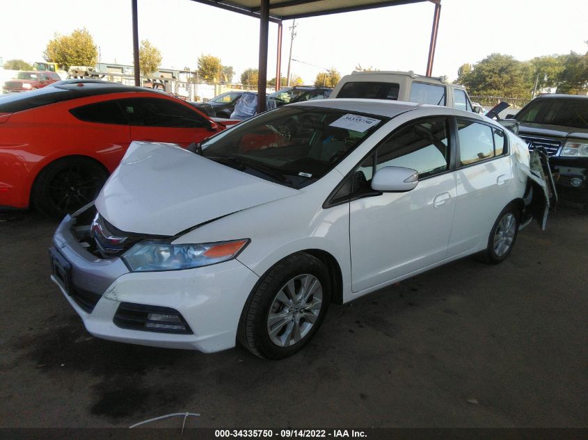 2013 HONDA INSIGHT EX JHMZE2H72DS006476