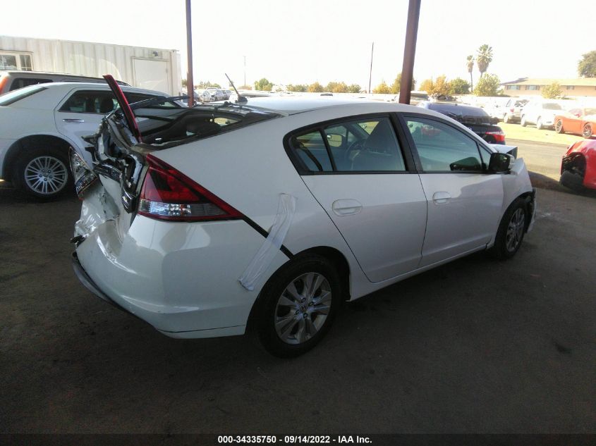 2013 HONDA INSIGHT EX JHMZE2H72DS006476