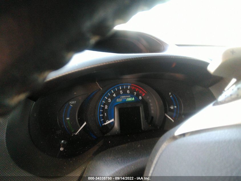2013 HONDA INSIGHT EX JHMZE2H72DS006476
