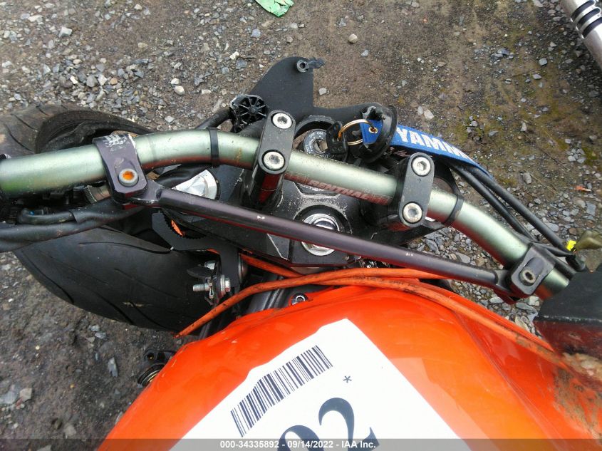2009 YAMAHA FZ6 R JYARJ18E99A002634