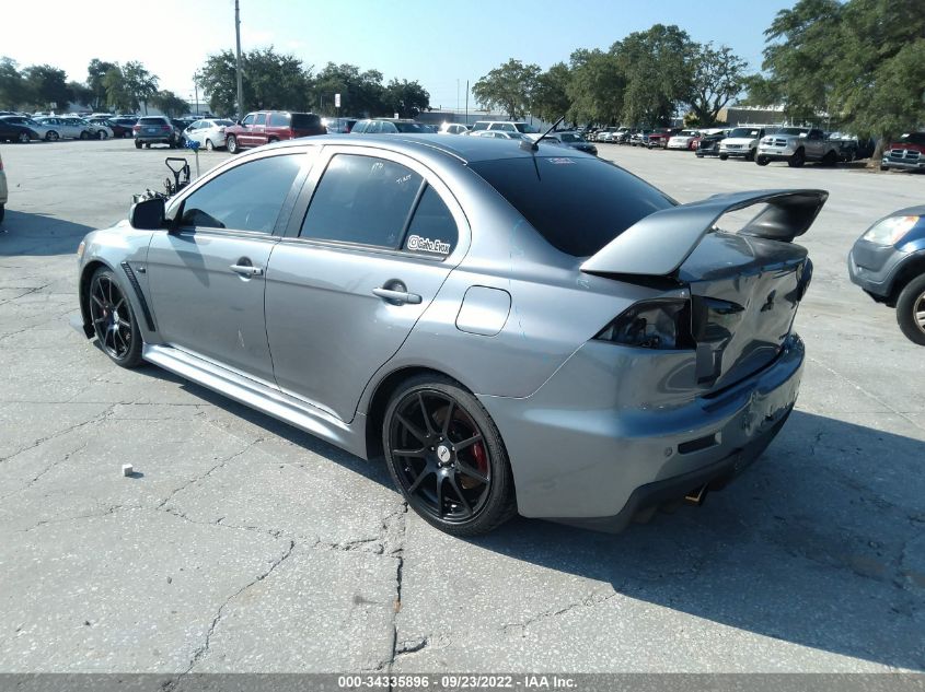 2014 MITSUBISHI LANCER EVOLUTION GSR JA32W8FV3EU002459