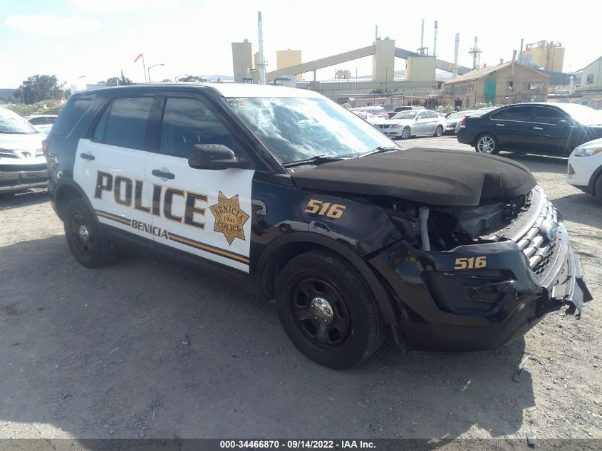 2019 FORD POLICE INTERCEPTOR UTILITY 1FM5K8AR4KGA12234