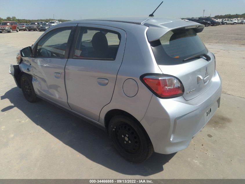 2021 MITSUBISHI MIRAGE ES/LE/CARBONITE EDITION ML32AUHJ3MH003446
