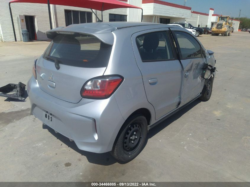 2021 MITSUBISHI MIRAGE ES/LE/CARBONITE EDITION ML32AUHJ3MH003446
