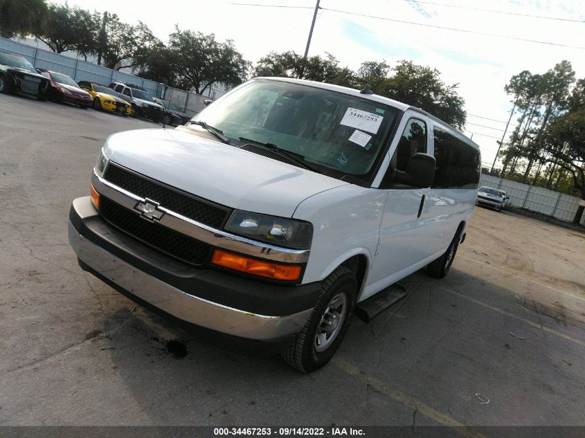 2020 CHEVROLET EXPRESS PASSENGER LT 1GAZGPFG4L1170529