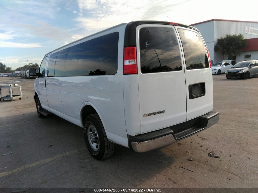 2020 CHEVROLET EXPRESS PASSENGER LT 1GAZGPFG4L1170529