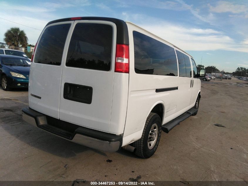 2020 CHEVROLET EXPRESS PASSENGER LT 1GAZGPFG4L1170529