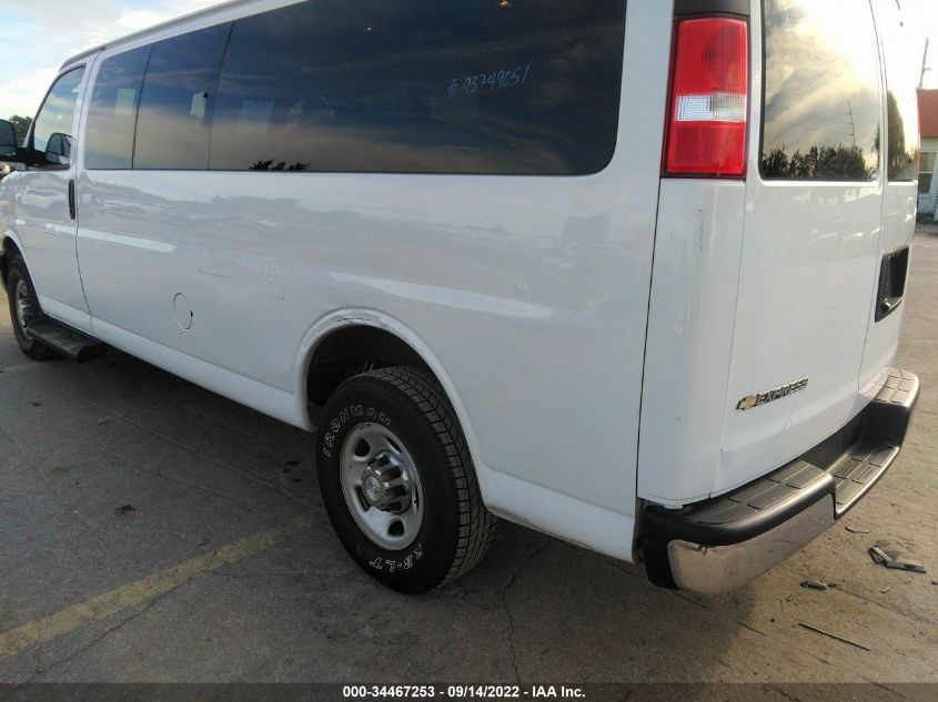 2020 CHEVROLET EXPRESS PASSENGER LT 1GAZGPFG4L1170529