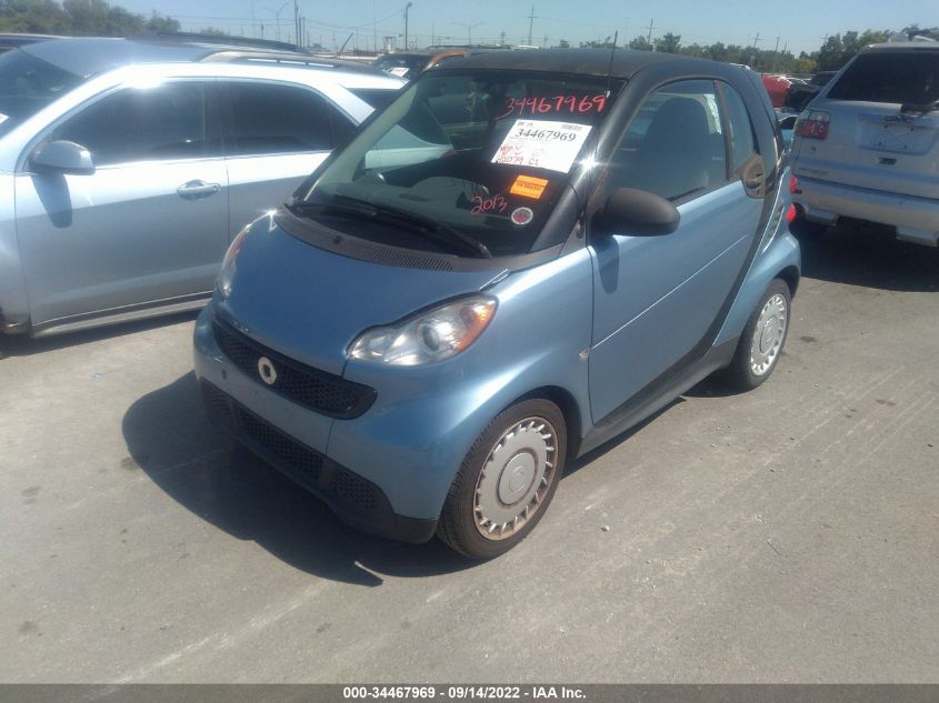 2013 SMART FORTWO PURE/PASSION WMEEJ3BA1DK598170