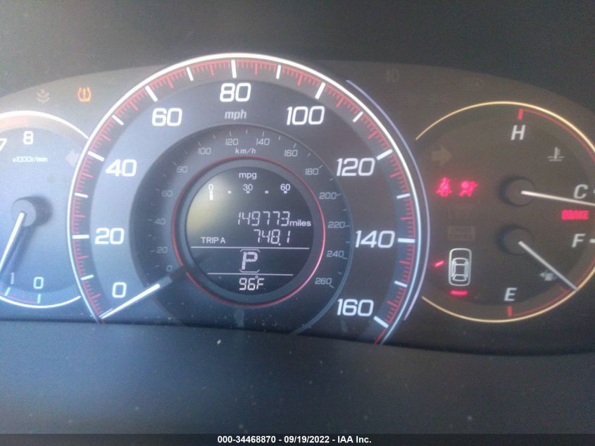2013 HONDA ACCORD CPE LX-S 1HGCT1B36DA018506