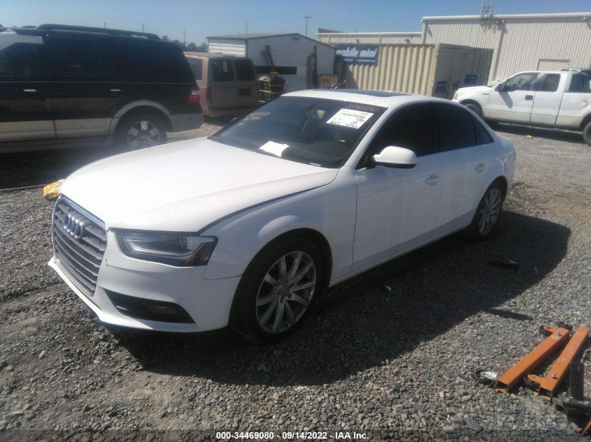 2013 AUDI A4 PREMIUM WAUAFAFL0DN049750