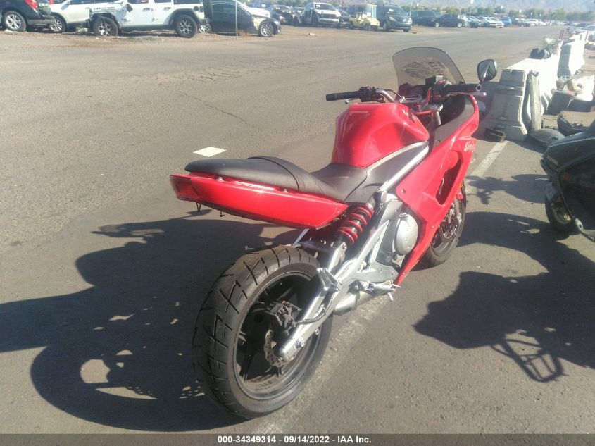 2007 KAWASAKI EX650 A JKAEXEA1X7A025606