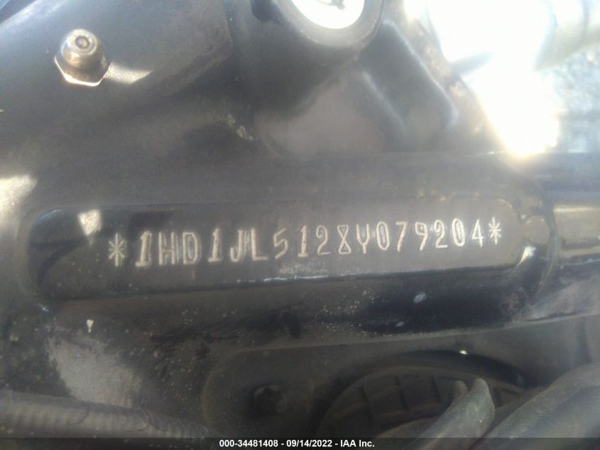 2008 HARLEY-DAVIDSON FXSTC 1HD1JL5128Y079204