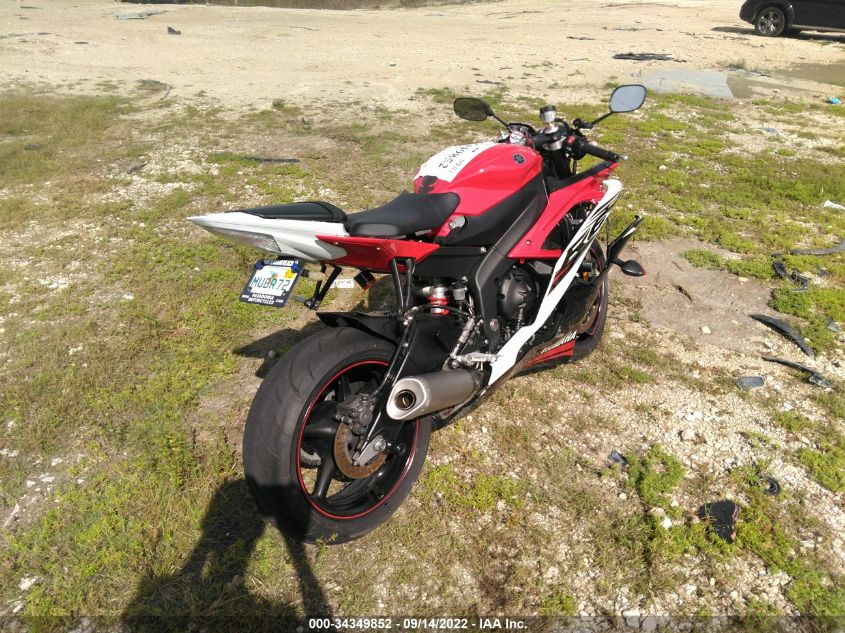 2014 YAMAHA YZFR6 JYARJ16E8EA0311