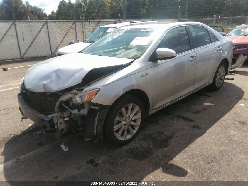 2013 TOYOTA CAMRY HYBRID XLE 4T1BD1FK7DU079298