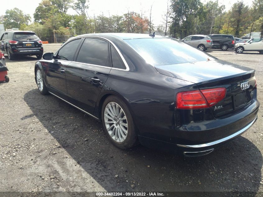 2013 AUDI A8 L 4.0L WAUR2AFD4DN015205