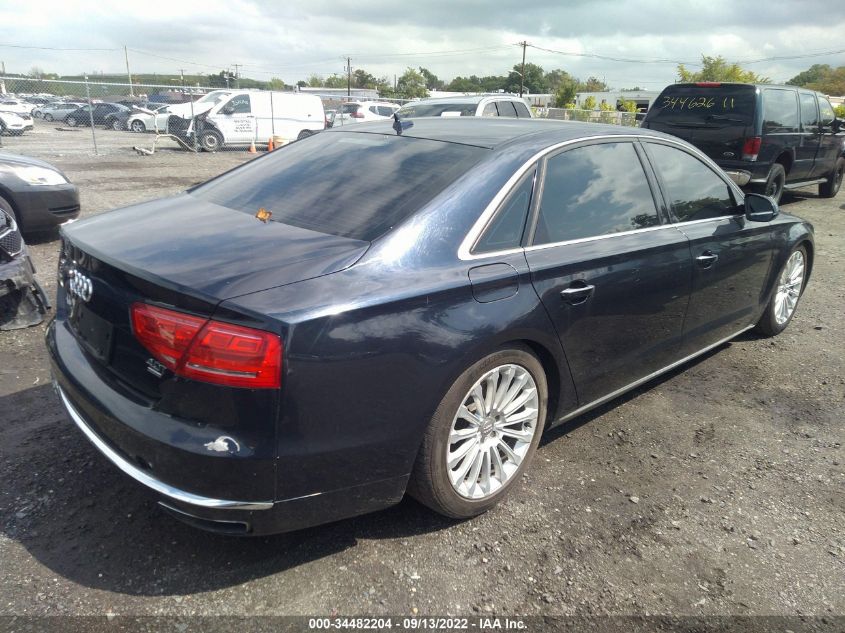 2013 AUDI A8 L 4.0L WAUR2AFD4DN015205