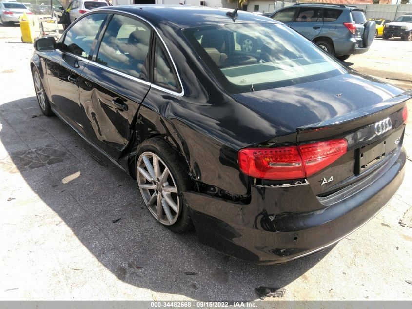 2015 AUDI A4 PREMIUM PLUS WAUFFAFL7FN003969
