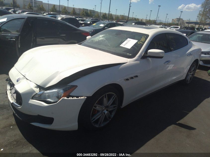 2014 MASERATI QUATTROPORTE S Q4 ZAM56RRA6E1110214