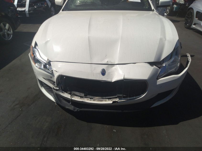 2014 MASERATI QUATTROPORTE S Q4 ZAM56RRA6E1110214
