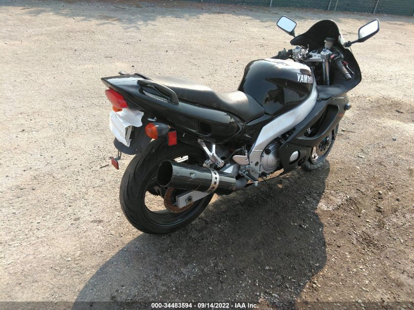 2006 YAMAHA YZF600 R JYARJ10E66A001142