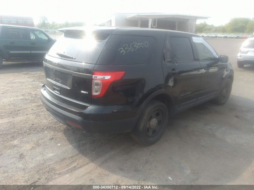 2014 FORD UTILITY POLICE 1FM5K8ARXEGC38167