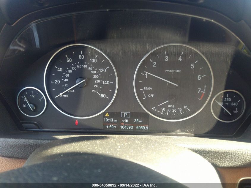 2014 BMW 3 SERIES GRAN TURISMO 328I XDRIVE WBA3X5C50ED558313