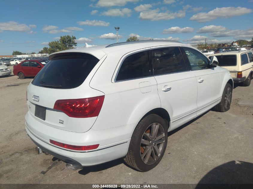 2013 AUDI Q7 3.0L TDI PRESTIGE WA1VMAFE6DD010432