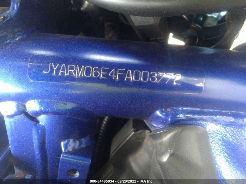 2015 YAMAHA FZ07 JYARM06E4FA003772