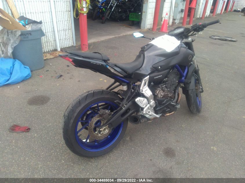 2015 YAMAHA FZ07 JYARM06E4FA003772