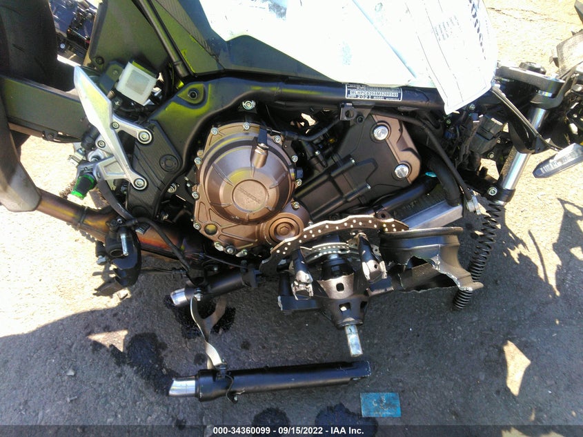 VIN MLHPC6258M5200549 2021 HONDA CBR500 RA