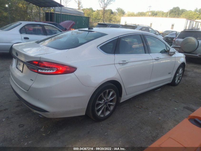 2017 FORD FUSION ENERGI SE 3FA6P0PU8HR231373