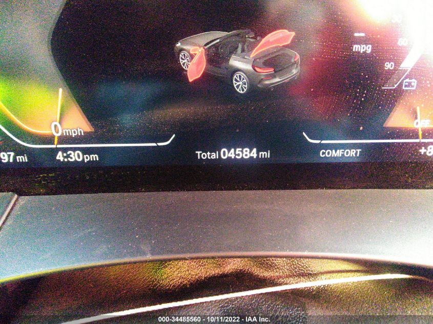 2022 BMW Z4 SDRIVE30I WBAHF3C01NWX51348