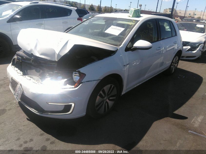 2016 VOLKSWAGEN E-GOLF SE WVWKP7AU4GW912720