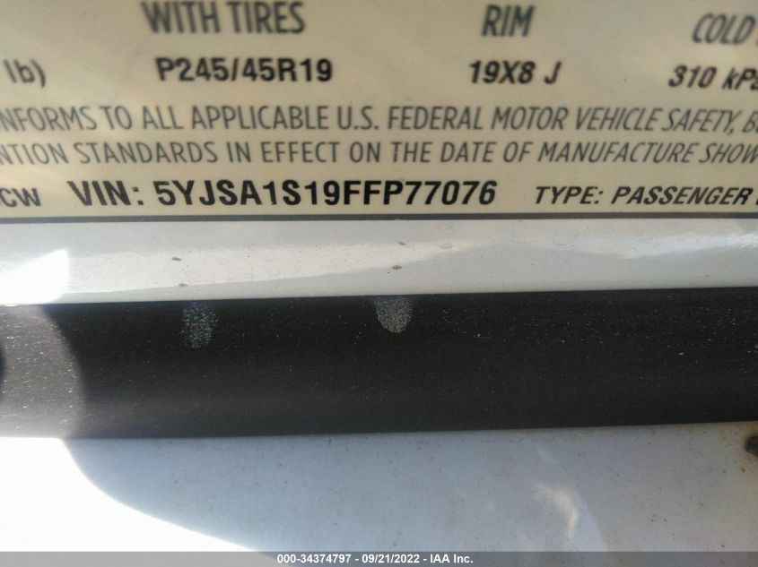 Tesla Model S 2015 -auction- 8