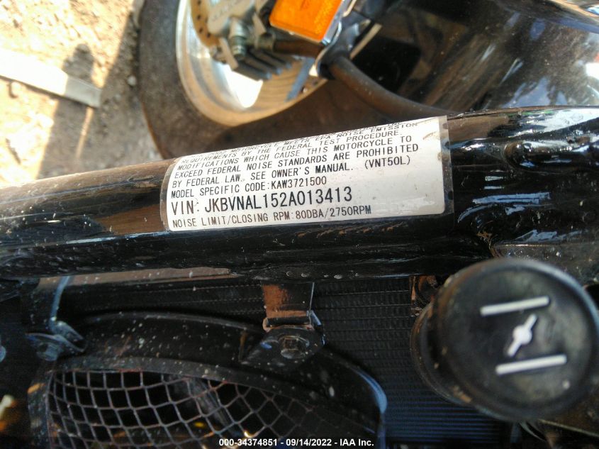 2002 KAWASAKI VN1500 L JKBVNAL152A013413