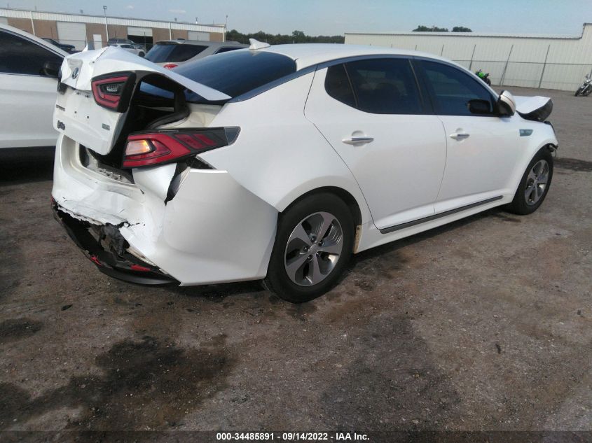 2014 KIA OPTIMA HYBRID LX KNAGM4AD5E5065784