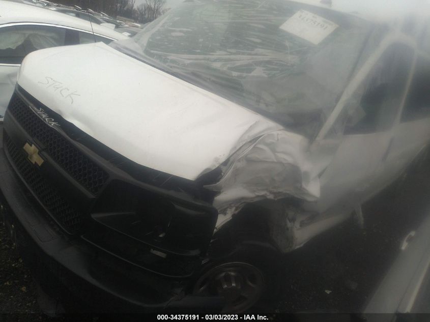 2014 CHEVROLET EXPRESS PASSENGER LS 1GAZGZFA7E1121559