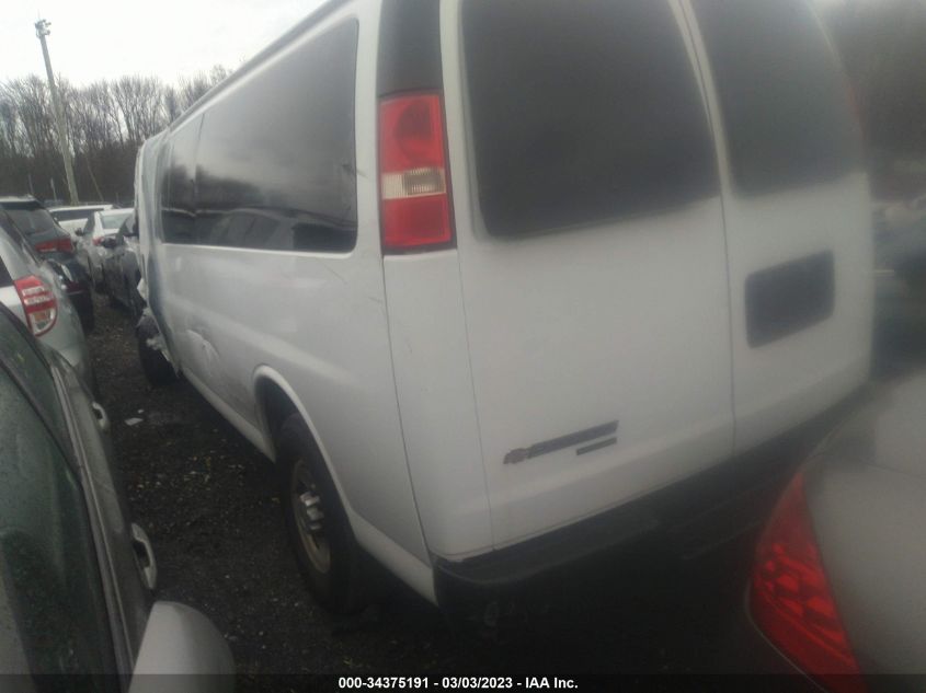 2014 CHEVROLET EXPRESS PASSENGER LS 1GAZGZFA7E1121559